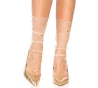 Women's socks Leg Avenue Star and Moons Beige TU
