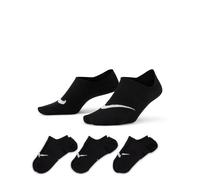 Nike Everyday Plus Lightweight Women's Training Footie Socks (3 Pairs) - Black 11-14.5
