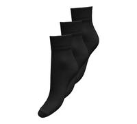 Women's socks Only Tine Heart Tennis (x3) Noir TU