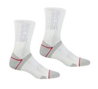 Regatta Womens/Ladies Blister Protection II Boot Socks (6 UK-8 UK) (Light Steel/White)