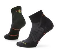 Smartwool Women's Run Zero Cushion Ankle Socks - Black, Ideal for Comfort and Performance