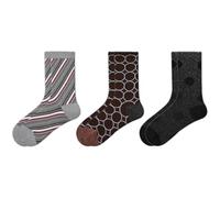 Womens Socks, Soft Top Gentle Grip Ladies Socks, Breathable Cotton Casual Crew Socks Cute Funny Odd Christmas Presents Festival Bithday Gifts, Original Patterns & Colorways, 3pairs One Size