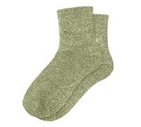 Women's Socks Sparkly Solid Color Ankle Socks Ladies Soft Stretch Fit Carnival Christmas Sock Novelty Glitter Carnival Dance Cocktail Party Accessories (Light Green, One Size)