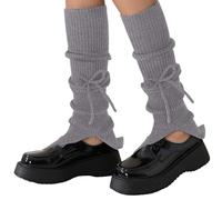 Womens Socks Winter Women Fluffy Christmas Bed Ladies Thick 4-7 Crew Sock Dress Gifts for Slipper Thermal Kids Knee High Women's a-Grey