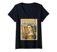 Women's Sofonisba Anguissola - Italian Renaissance Painter Italy Art V-Neck T-Shirt