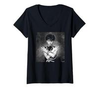 Womens Soft Cell Marc Almond New Wave by Allan Ballard V-Neck T-Shirt