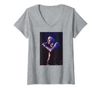 Womens Soft Cell Pop Duo Live Marc Almond by Andy Willsher V-Neck T-Shirt