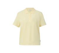 Women's Soft Cotton Blend Piqué Polo s.Oliver Jaune 40