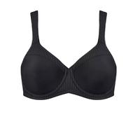 Triumph Women's Modern Soft+Cotton W01, Minimizer bra, BLACK