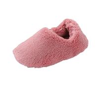 Women's Soft Curly Comfy Full Slippers Memory Foam Lightweight House Shoes Cozy Warm Loafer with Polar Fleece Lining Comfortable Winter House Slilent Shoes (44)
