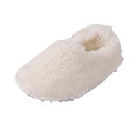 Women's Soft Curly Comfy Full Slippers Memory Foam Lightweight House Shoes Cozy Warm Loafer with Polar Fleece Lining Comfortable Winter House Slilent Shoes (a-White, 44)