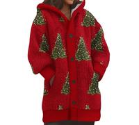 Womens Soft Hoodies Lightweight Sweatshirts Tops The Women's Christmas Sweater Has A Santa Snowflake Print Sweatshirt With Long Sleeve Hoodie Coat Big Sweat Shirts Women