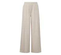 Women's Soft Jersey Wide Leg Trousers COMMA Beige 34
