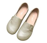 Women's Soft Sole Loafers Comfortable Slip On Casual Flat Mocassin Pumps Shoes Fashion Lightweight Breathable Walking Shoes Business Shoes Shoes for Hiking, Driving, Dressy, gray, 7 UK