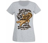 Womens Soft Wookie Warm Wookie Funny Slogan T-Shirt Heather Grey UK 18-20 (Plus Size XXL)
