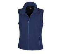 Womens Softshell Bodywarmer Gilet Water Repellent Fleece Lined Sleeveless Jacket