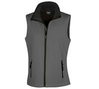 Womens Softshell Bodywarmer Gilet Water Repellent Fleece Lined Sleeveless Jacket