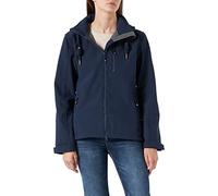 Ankerglut Women's Ankerglutfreude Softshell Removable Hood Lined Transition Jacket Windbreaker, Navy, 48 (EU)