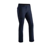 Maier Sports Adakit W Women's Outdoor Trousers, Winter Hiking Trousers with Fleece Inside, Breathable and Warm Softshell Trousers Blue