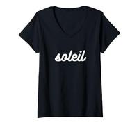 Women's Soleil Bring on the Sunshine Summer V-Neck T-Shirt