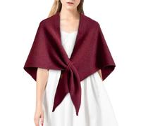 Women's Solid Color Pashmina Shawl Wraps And Triangle Scarf, 2025 Fashionable Versatile Veins Grain Shawl, Knitted Shawls And Wraps Cardigan Cape Wool Cashmere Shoulder Top Sweater Shawls Scarf 2025