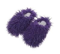 Womens Solid Color Plush Slippers, Womens Fuzzy Slippers Lightweight, Soft And Comfortable House Shoes Stylish Unique Home Shoes Adorable Lightweight Sliders Unique Puffy Sliders For Winter