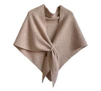 Women's Solid Color Scarf | Wool Shawls and Wraps for Women | Pashmina Scarf Gilet for Women | Knitted Shawl Wrap Cardigan Cape Cashmere Shoulder Top Sweater for All Seasons Khaki