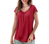 Women's Solid Color Sleeveless Underdress - Breathable Stretchy Basic Top for Layering - Lightweight Comfortable - XXL-6XL Spring/Summer Dress Code Ready Wine