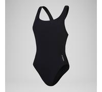 Women's Solid High Neck Scoop Swimsuit Dark Grey - 2XS Anthracite 2XS