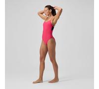 Women's Solid Racerback Swimsuit Pink - 2XL Raspberry Fill 2XL