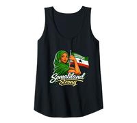 Womens Somaliland Strong Flag Pride Woman Design Tank Top