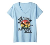 Womens Some Things Last Forever After All Country Music V-Neck T-Shirt