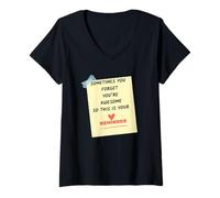 Womens Sometimes You Forget You’re Awesome So This Is Your Reminder V-Neck T-Shirt