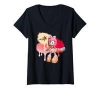 Womens Sonic Forces - Dulce Amy V-Neck T-Shirt
