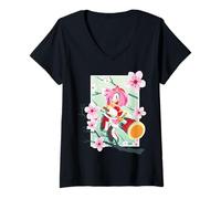Women's Sonic the Hedgehog Spring Summer Collection V-Neck T-Shirt