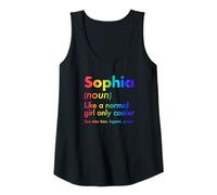 Womens Sophia Like A Normal Girl Only Cooler Queen First Name Tank Top