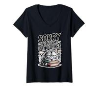 Womens Sorry It's Not My Day to Care Sarcasm Sassy Attitude - V-Neck T-Shirt