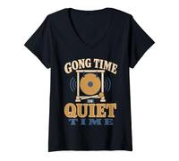Women's Sound Bath Sound Healing Singing Bowl Gift V-Neck T-Shirt