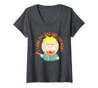 Womens South Park Butters I Think I've Had One Too Many Cartoon V-Neck T-Shirt