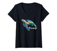 Women's Spain Canary Islands Tenerife V-Neck T-Shirt