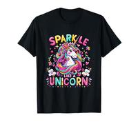 Womens-Sparkle Like A Unicorn Cute Unicorn Lover Magical T-Shirt