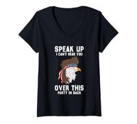 Womens Speak Up I Funny Redneck T Shirt I Redneck Shirt V-Neck T-Shirt