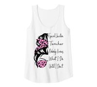 Womens Special Education Teacher Nobody Knows What I Do Funny Tank Top