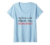 Women's Special Effects Horse V-Neck T-Shirt