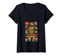 Women's Speech Language Pathologist Pathology Speech Therapy SLP V-Neck T-Shirt