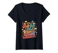 Women's Speech Language Pathologist Pathology Speech Therapy SLP V-Neck T-Shirt