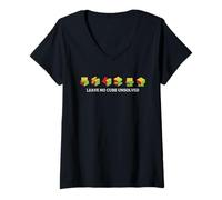 Women's Speed Cubing Leave No Cube Unsolved Puzzle Quote Art V-Neck T-Shirt