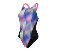 Women's Speedo Allover Digital Recordbreaker 1 Piece Swimsuit in Multicolour
