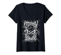 Women's Spider-Man Day Mono Web V-Neck T-Shirt
