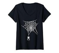 Womens Spider Web for Spiders That Spin The webs Like a Spider V-Neck T-Shirt